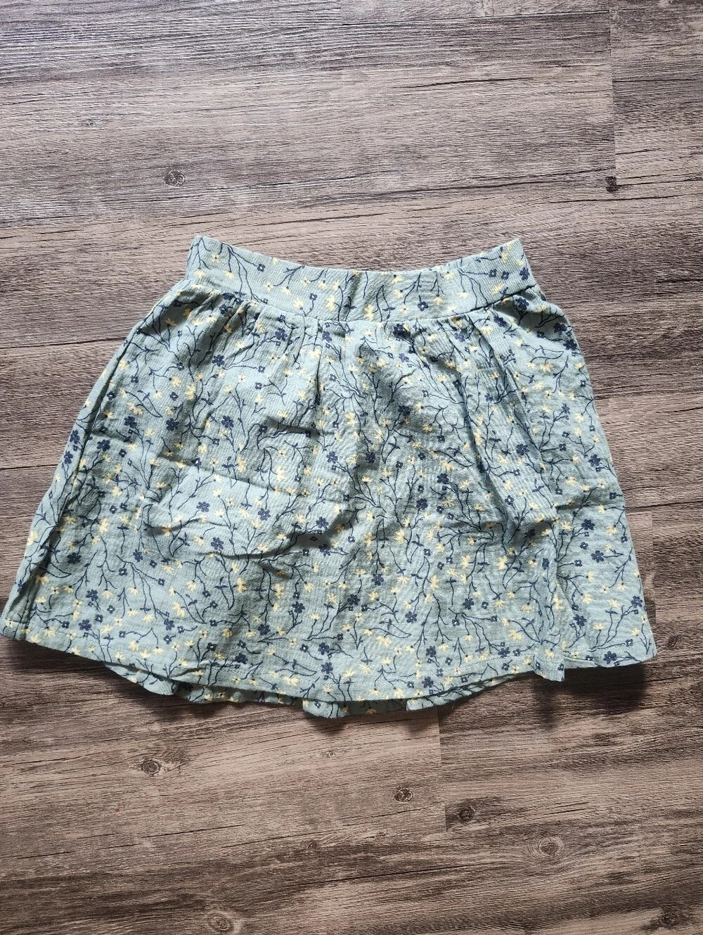 NWT Carter's Green Floral Mini Skirt